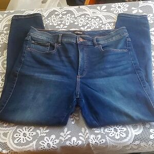 Express, Ankle Skinny High Rise Jeans, Size 12